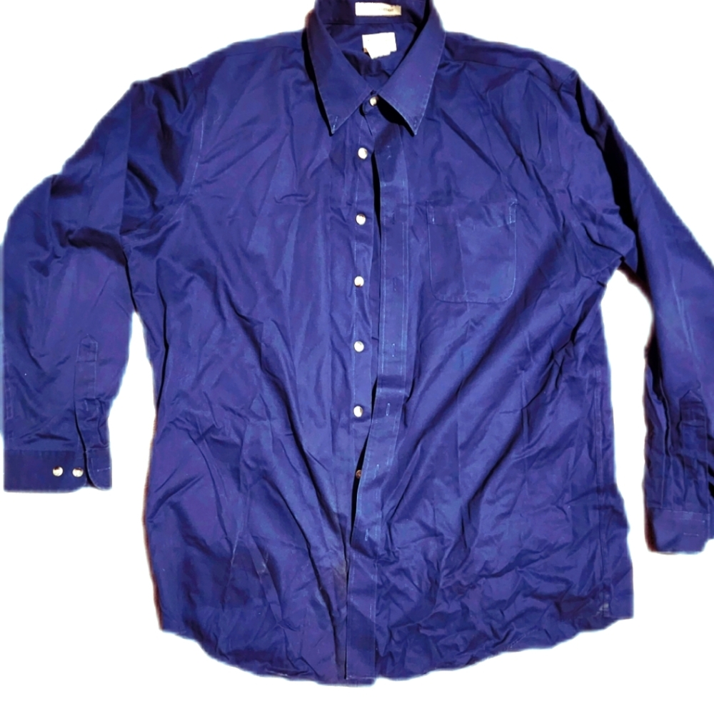 Mens XLT LL Bean Long Sleeve Button Down Shirt